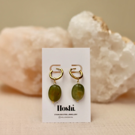 oorbellen Hoshi green magic