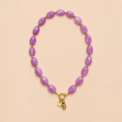 collier uchu COSMIC - dalmatiër jaspis 2