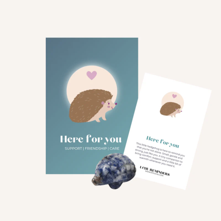 gift uchu Here for you - hedgehog