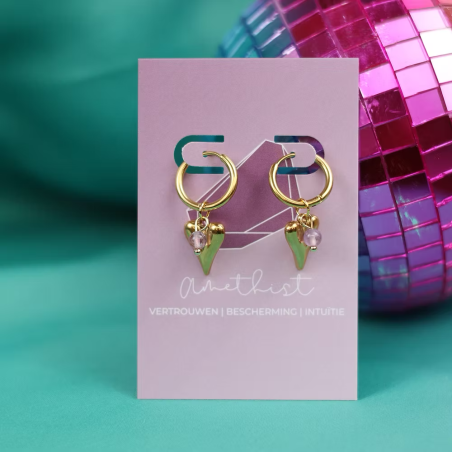 oorbellen Uchu golden heart 001atg